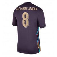 Camisa de Futebol Inglaterra Alexander-Arnold #8 Equipamento Secundário Europeu 2024 Manga Curta